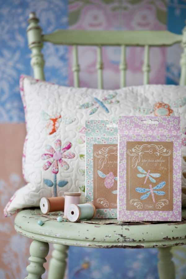 PAPER PIECE APPLIQUE LIBELULAS